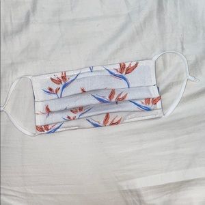 Bird of paradise acacia face mask